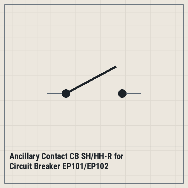 Ancillary Contact CB SH/HH-R for Circuit Breaker EP101/EP102