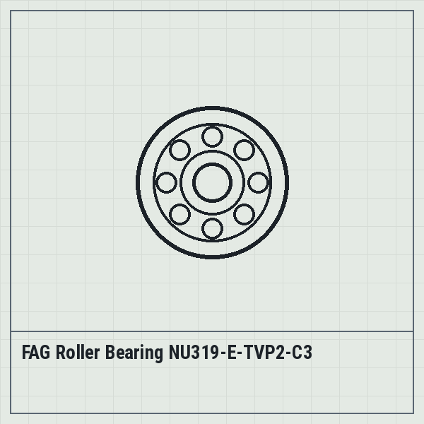 FAG Roller Bearing NU319-E-TVP2-C3