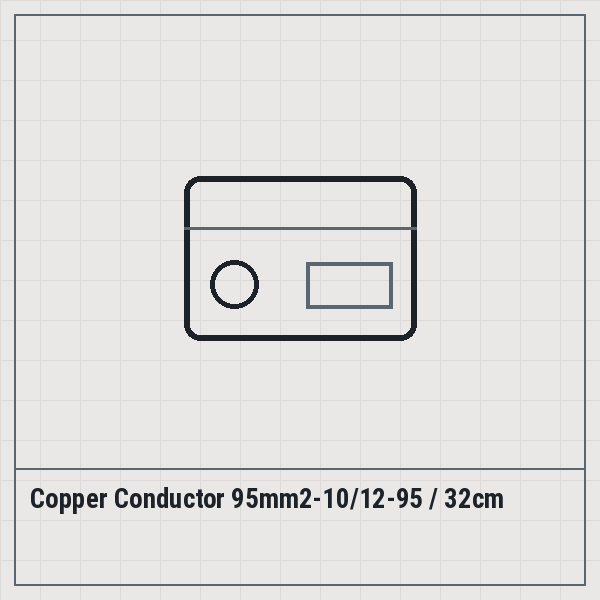 Copper Conductor 95mm2-10/12-95 / 32cm