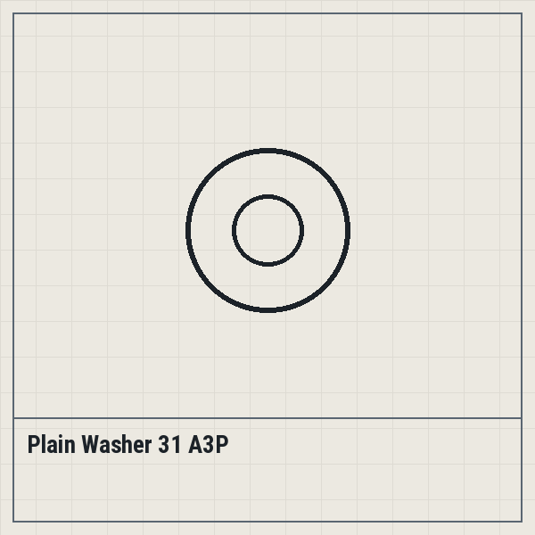 Plain Washer 31 A3P