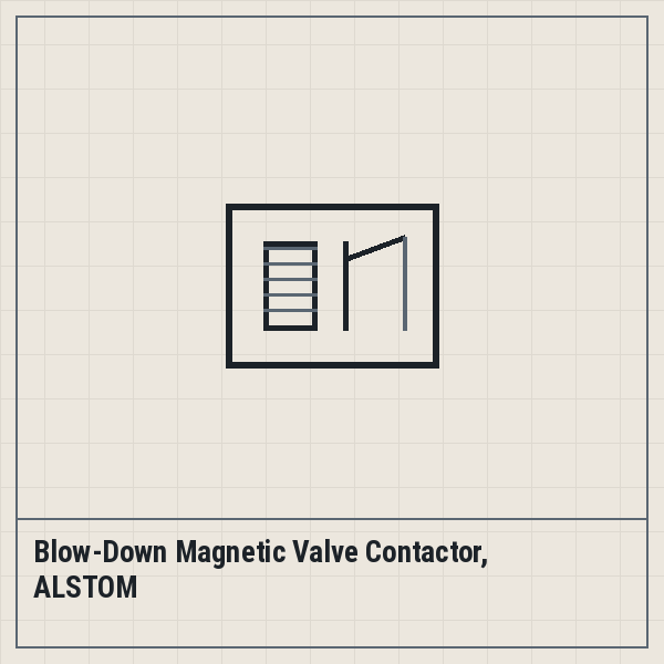 Blow-Down Magnetic Valve Contactor, ALSTOM