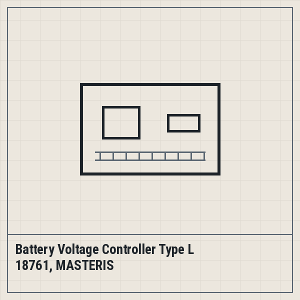 [FAIVELEY; 7858360208] Battery Voltage Controller Type L 18761, MASTERIS
