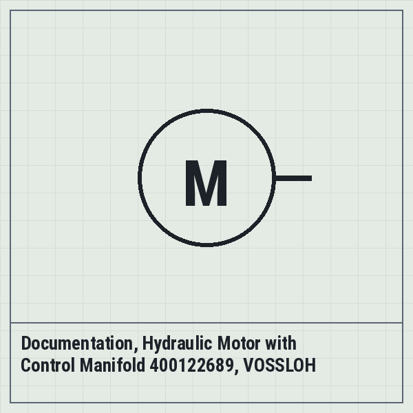 Documentation, Hydraulic Motor with Control Manifold 400122689, VOSSLOH