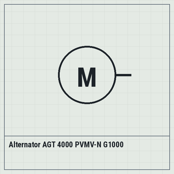 Alternator AGT 4000 PVMV-N G1000