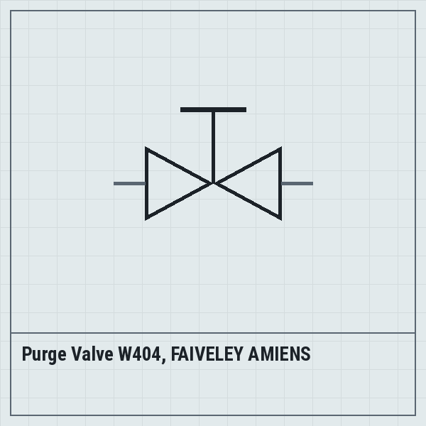 Purge Valve W404, FAIVELEY AMIENS
