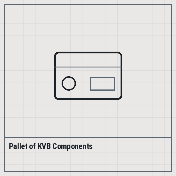 Pallet of KVB Components