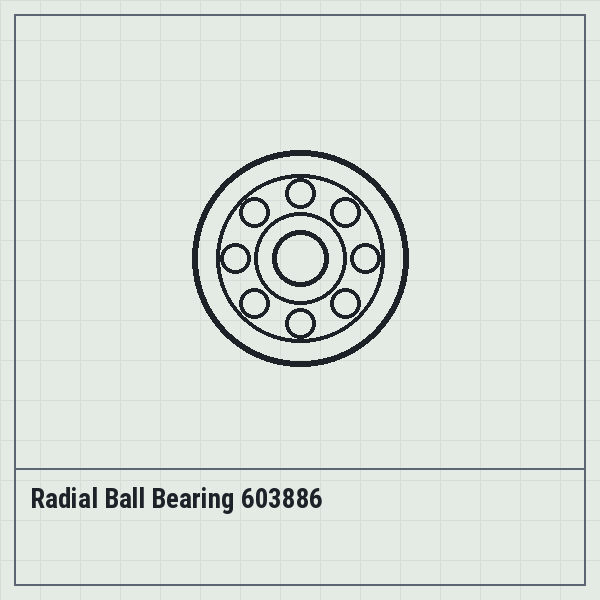 Radial Ball Bearing 603886