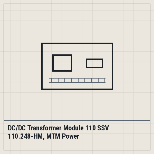 DC/DC Transformer Module 110 SSV 110.248-HM, MTM Power
