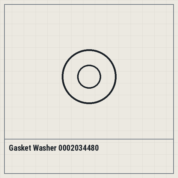 Gasket Washer 0002034480