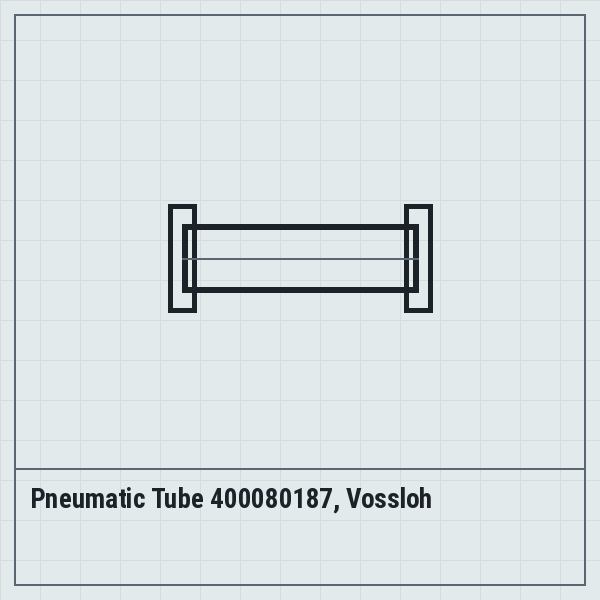 Pneumatic Tube 400080187, Vossloh