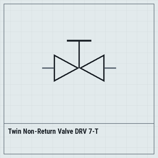 Twin Non-Return Valve DRV 7-T