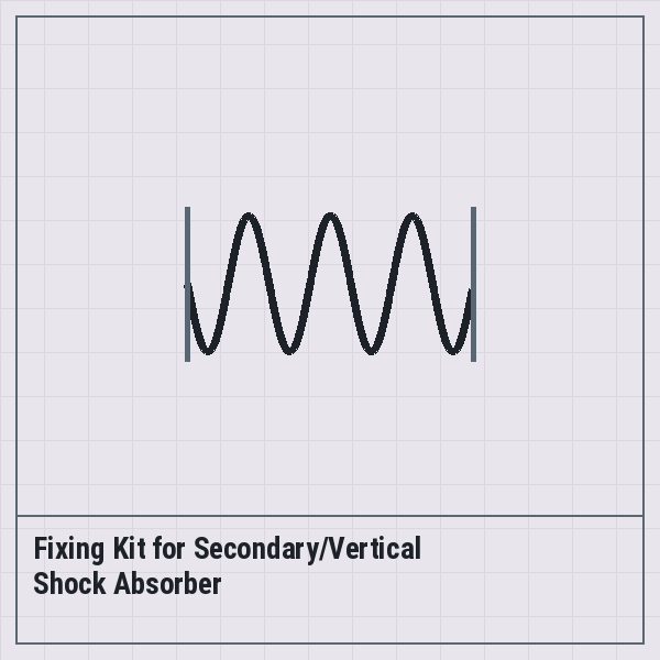 Fixing Kit for Secondary/Vertical Shock Absorber