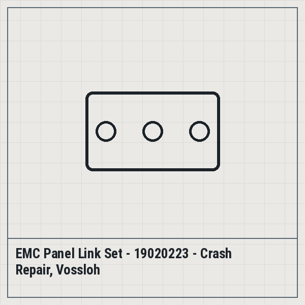 EMC Panel Link Set - 19020223 - Crash Repair, Vossloh