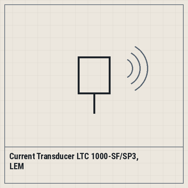 Current Transducer LTC 1000-SF/SP3, LEM