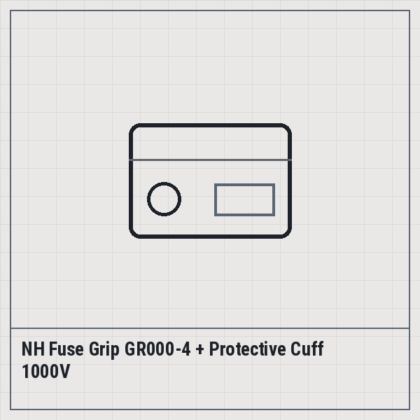 NH Fuse Grip GR000-4 + Protective Cuff 1000V