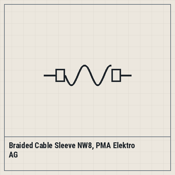 Braided Cable Sleeve NW8, PMA Elektro AG
