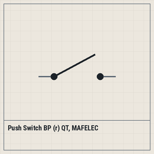 Push Switch BP (r) QT, MAFELEC