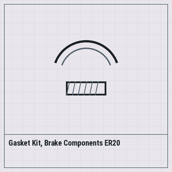 Gasket Kit, Brake Components ER20