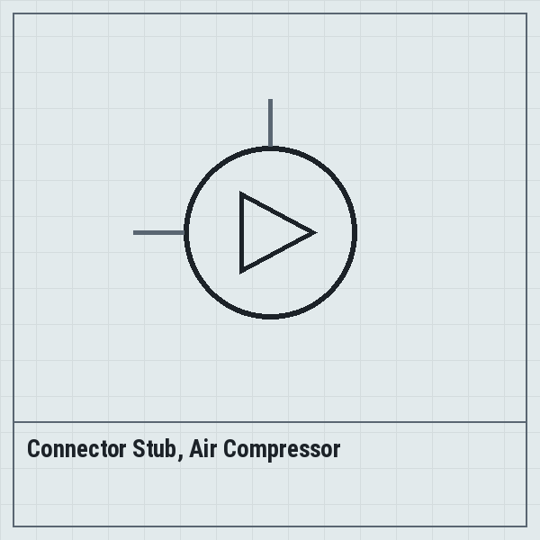 Connector Stub, Air Compressor