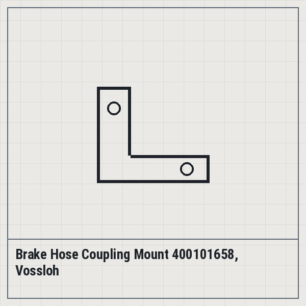Brake Hose Coupling Mount 400101658, Vossloh