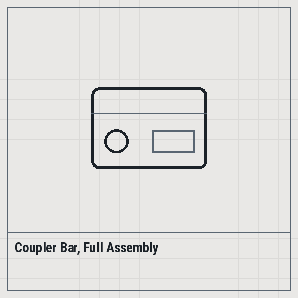 Coupler Bar, Full Assembly