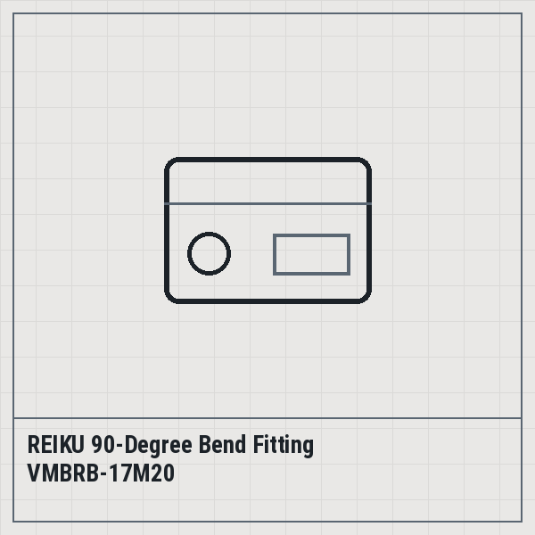 REIKU 90-Degree Bend Fitting VMBRB-17M20