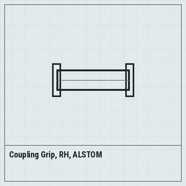 Coupling Grip, RH, ALSTOM
