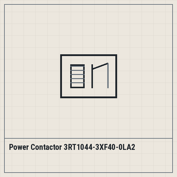Power Contactor 3RT1044-3XF40-0LA2