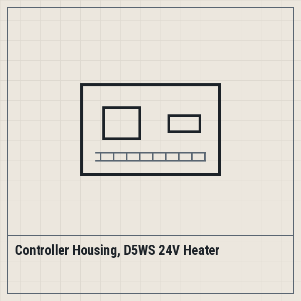 Controller Housing, D5WS 24V Heater