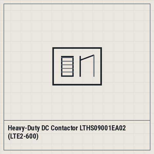 Heavy-Duty DC Contactor LTHS09001EA02 (LTE2-600)