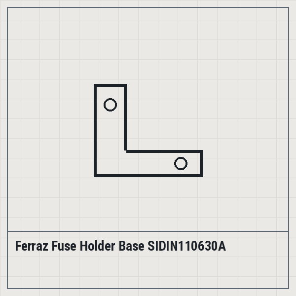Ferraz Fuse Holder Base SIDIN110630A
