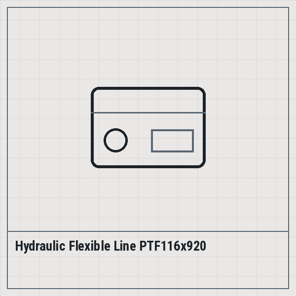 Hydraulic Flexible Line PTF116x920
