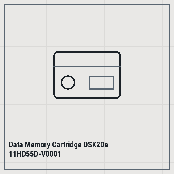 Data Memory Cartridge DSK20e 11HD55D-V0001