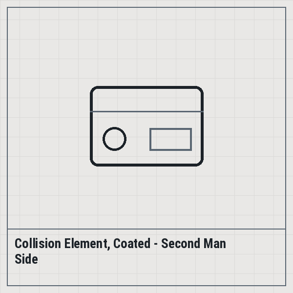 Collision Element, Coated - Second Man Side