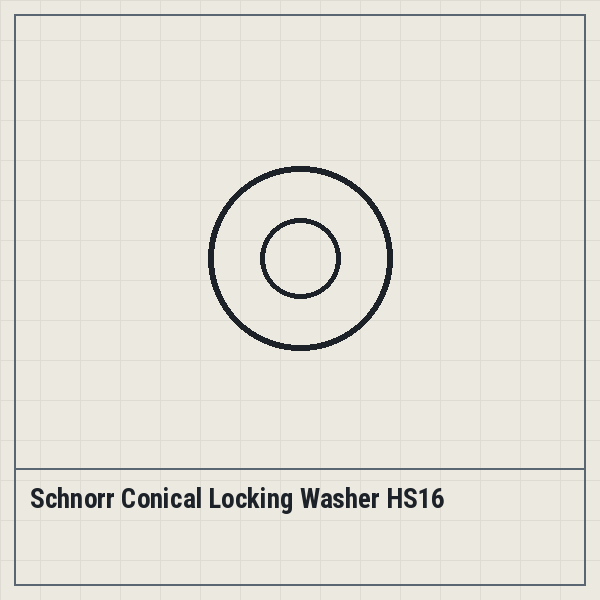 Schnorr Conical Locking Washer HS16