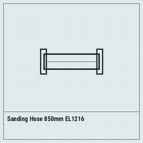 Sanding Hose 850mm EL1216