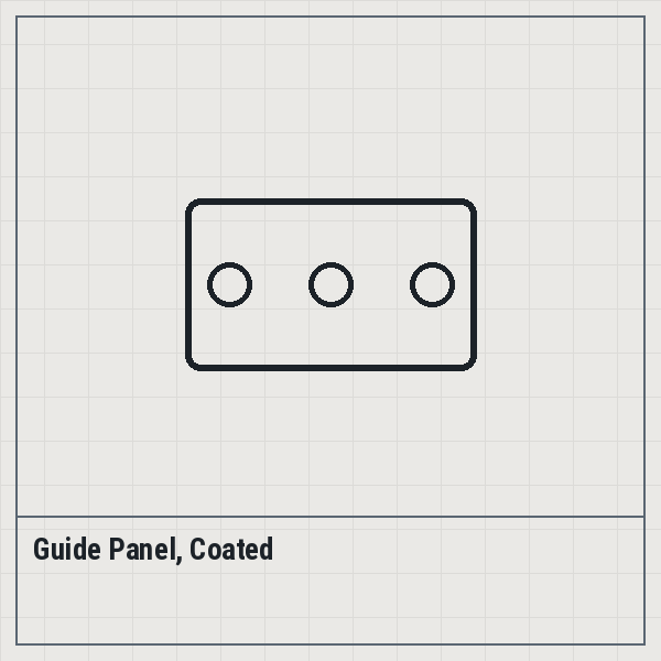 Guide Panel, Coated