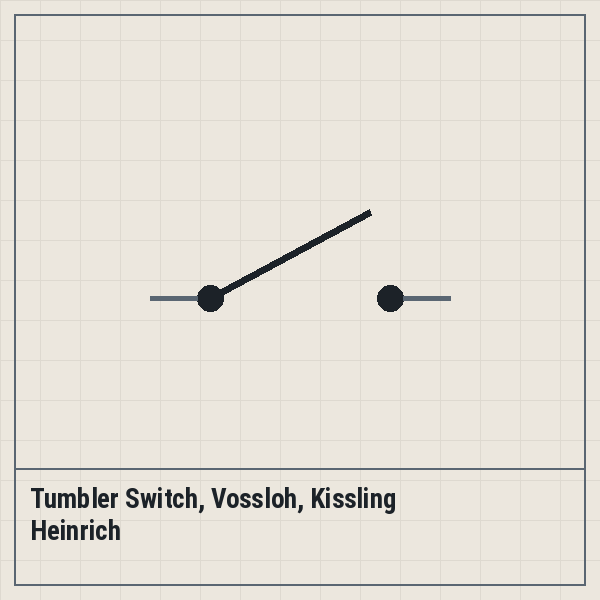 Tumbler Switch, Vossloh, Kissling Heinrich