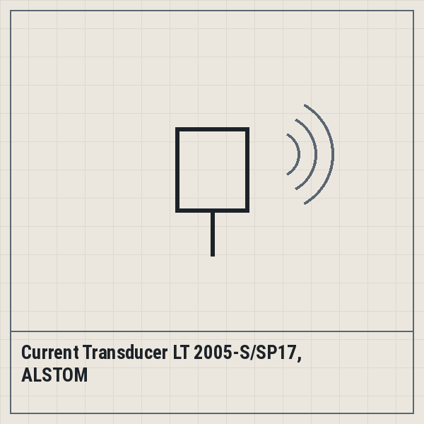 Current Transducer LT 2005-S/SP17, ALSTOM