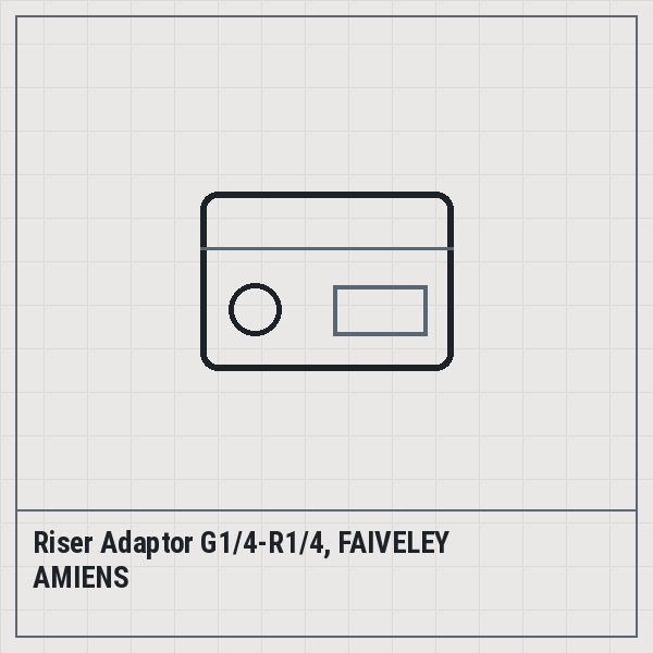 Riser Adaptor G1/4-R1/4, FAIVELEY AMIENS