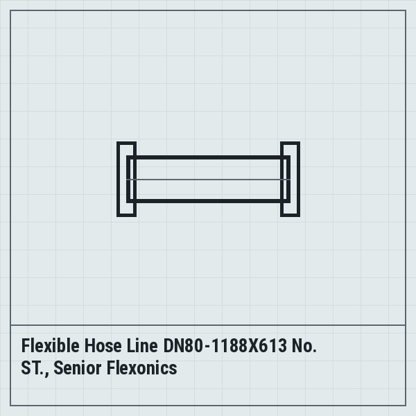 Flexible Hose Line DN80-1188X613 No. ST., Senior Flexonics