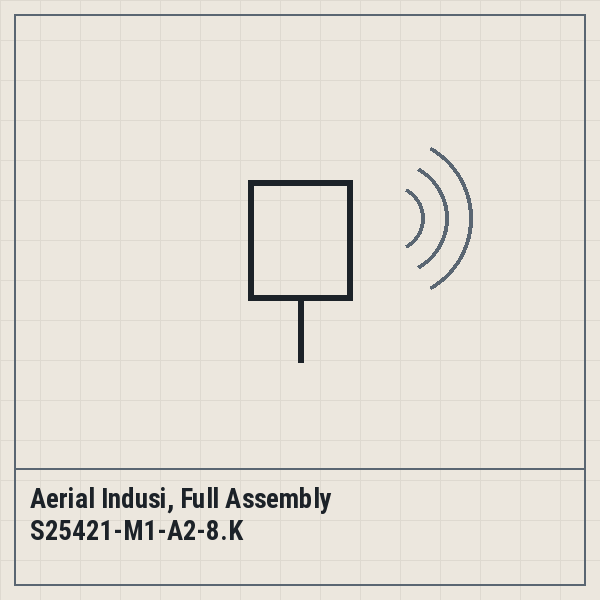 Aerial Indusi, Full Assembly S25421-M1-A2-8.K