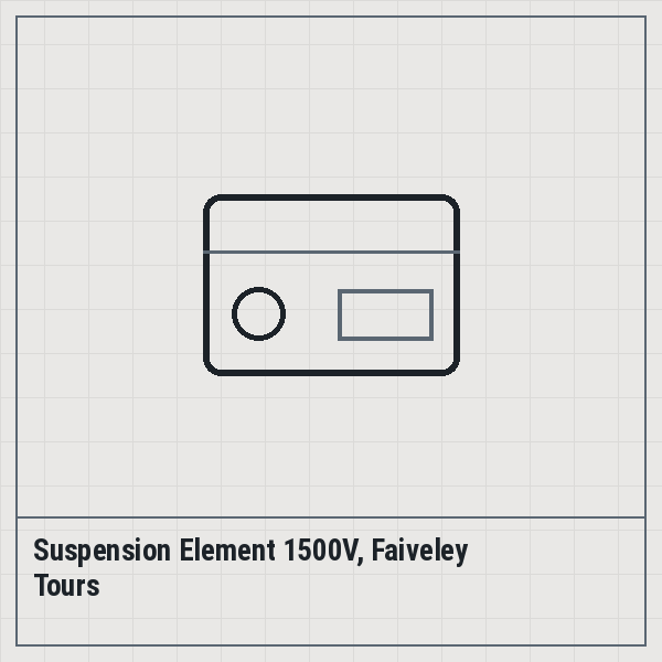 Suspension Element 1500V, Faiveley Tours