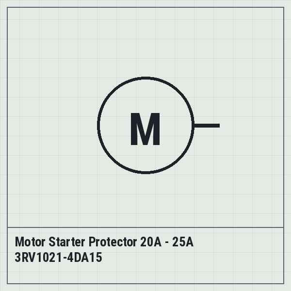 Motor Starter Protector 20A - 25A 3RV1021-4DA15