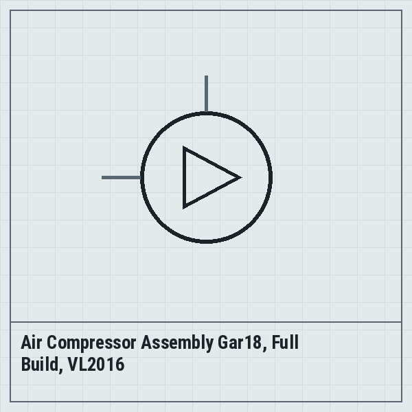 Air Compressor Assembly Gar18, Full Build, VL2016