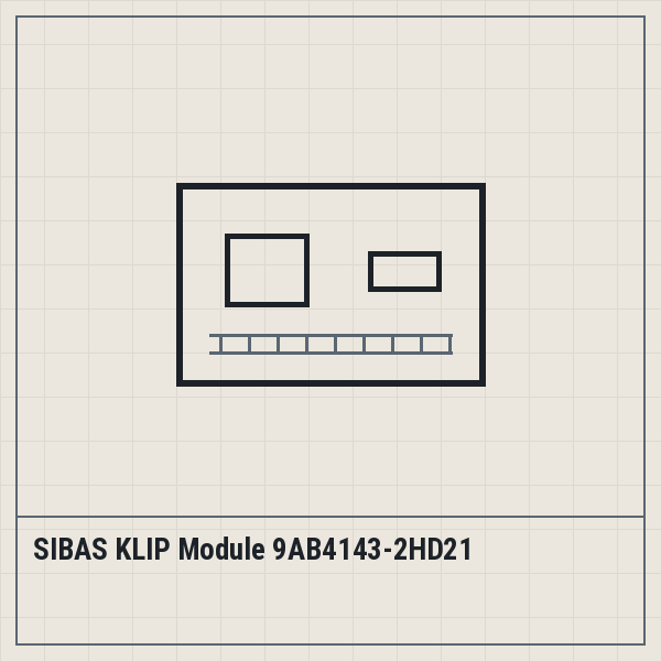 SIBAS KLIP Module 9AB4143-2HD21