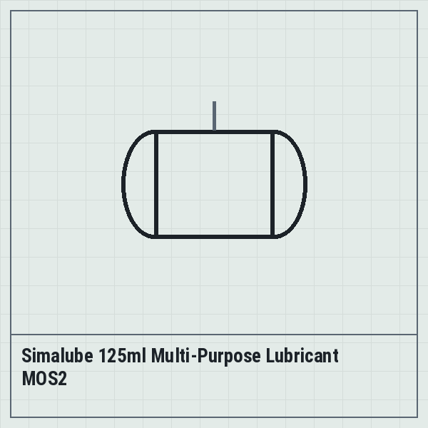 Simalube 125ml Multi-Purpose Lubricant MOS2