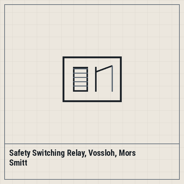 Safety Switching Relay, Vossloh, Mors Smitt