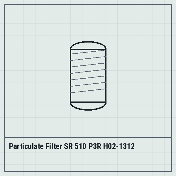 Particulate Filter SR 510 P3R H02-1312