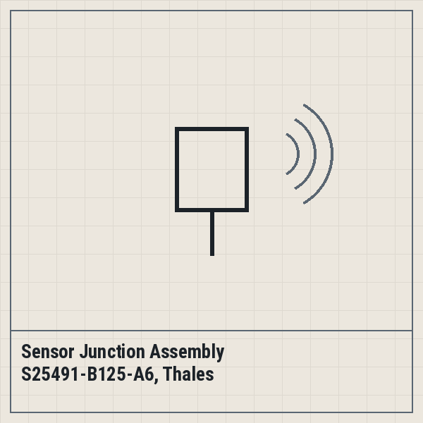 Sensor Junction Assembly S25491-B125-A6, Thales